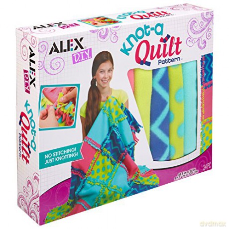 ALEX Knot-a quilt Pattern Koc do zrobienia