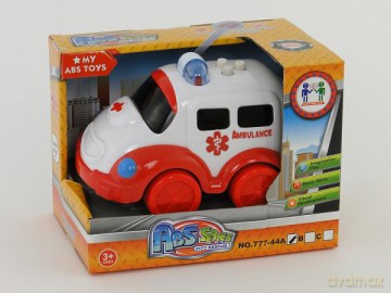 Ambulans na baterie w pudełku
