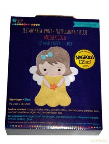 Aniołek z filcu Coco zestaw kreatywny