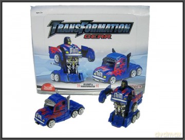 Autko transformer na dużych kołach