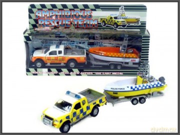 Auto + motorówka pudełku Sl