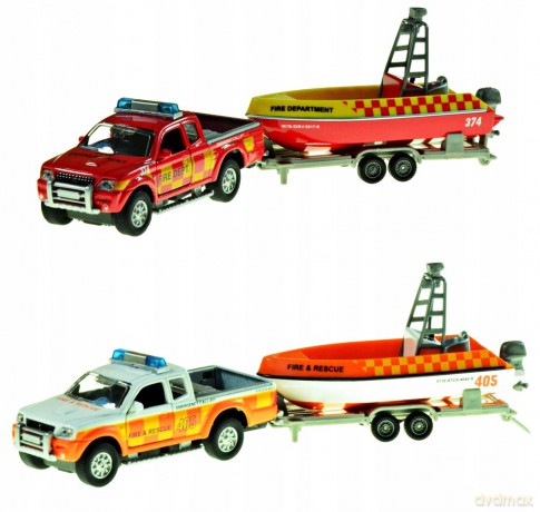 Auto + motorówka pudełku Sl