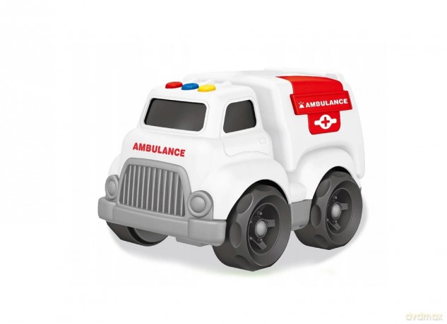 Auto Ambulans dla malucha światło, dźwięk w pudełku