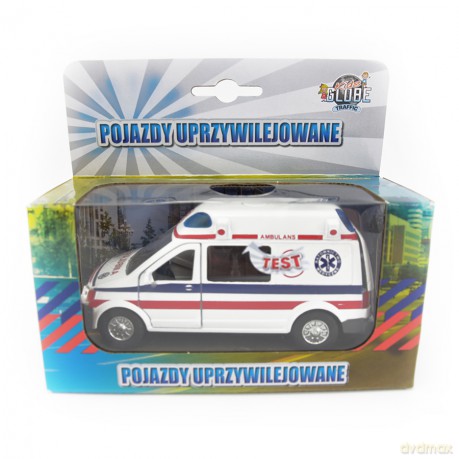 Auto Ambulans PL dźwięk w pudełku
