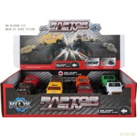 Auto metalowe na resorach mix