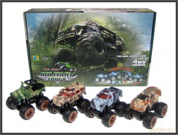 Auto monster na dużych kołach