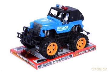 Auto Policja Jeep pod kloszem