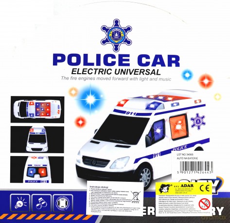 Auto policja na baterie