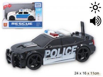 Auto Policja światło, dźwięk
