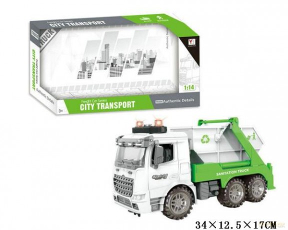 Auto śmieciarka światło dźwięk