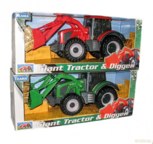 Auto Traktor Spychacz Gigant