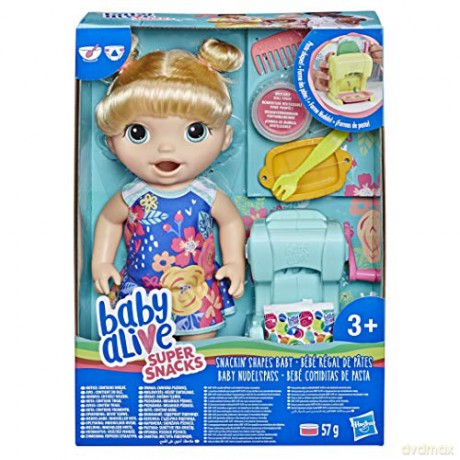 BABY ALIVE Lalka Snackin Shapes blondynka