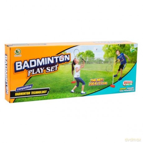 Badminton met+siatka