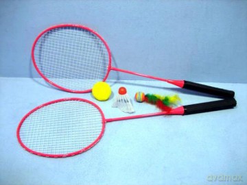 Badminton metal w siatce