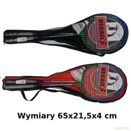 Badminton metalowy w pokrowcu