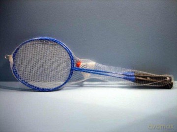Badminton metalowy w siatce