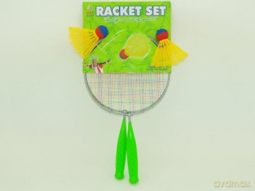 Badminton zestaw duży+duże lotki