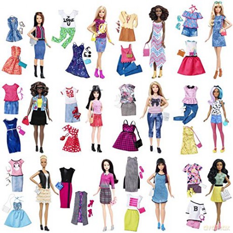 Barbie Fashionistas Lalka i ubranka