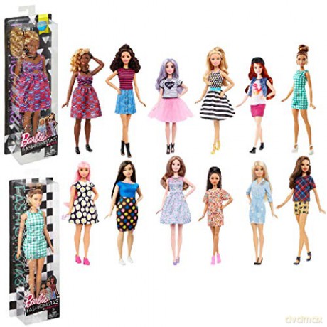 Barbie Fashionistas Lalki Modne przyjaciółki (wysyłka losowa)