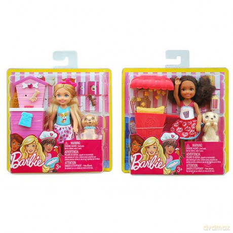 Barbie Lalka Chelsea + zwierzątko z