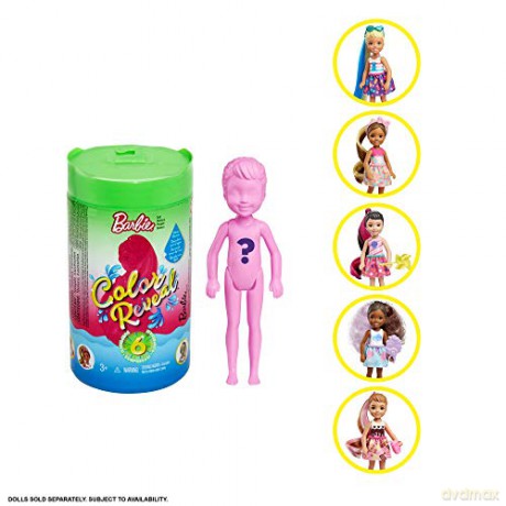 Barbie Lalka Chelsea Kolorowa Niespodzianka