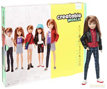 Barbie Lalka Creatable truskawkowy blond