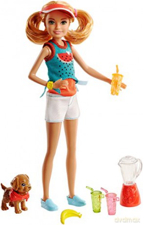 Barbie Lalka Siostra + zwierzątko + akc