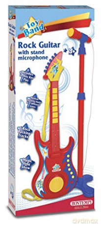 Bontempi Gitara elektroniczna z mikrofonem w pudełku