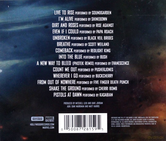 Avengers Assemble soundtrack (Avengers Zjednoczeni) [CD]