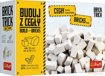 Brick Trick Refil cegły zamkowe białe [KLOCKI]