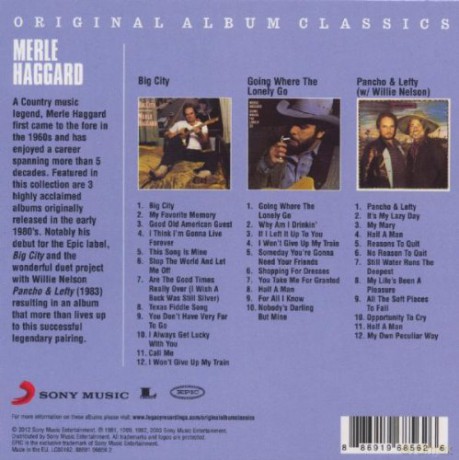 Merle Haggard: Original Album Classics [3CD]