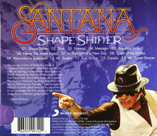 Santana: Shape Shifter Ee Sliderpack [CD]
