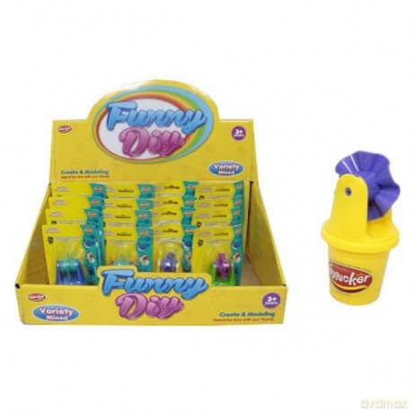 Ciastolina kubek z rolerem blister