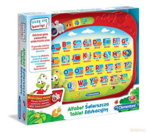 CLEMENTONI Alfabet Świerszcza Tablet edukacyjny