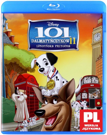 101 Dalmatyńczyków 2: Londyńska przygoda (Disney) [Blu-Ray]