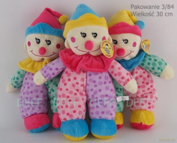 Clown spodenki w kropki