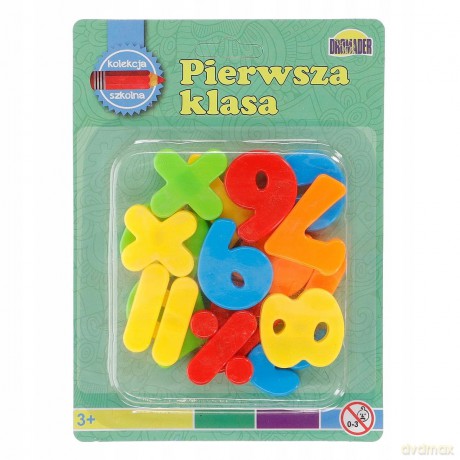 Cyferki magnetyczne na blistrze