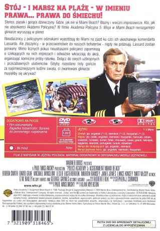 Akademia policyjna 5. Misja w Miami Beach [DVD]