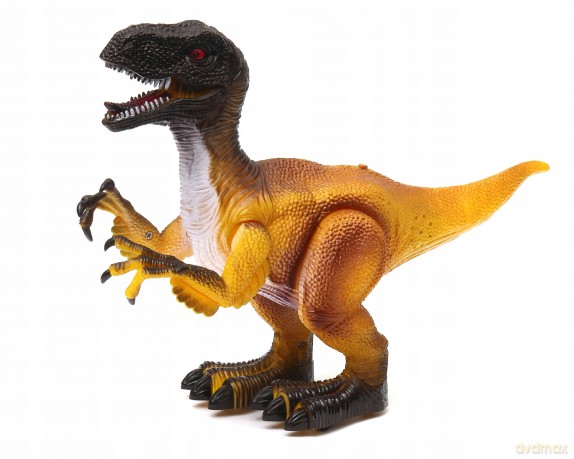 Dinozaur na baterie w pudełku [FIGURKA]