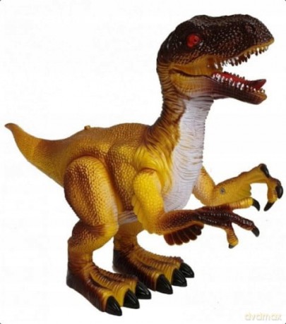Dinozaur na baterie w pudełku [FIGURKA]
