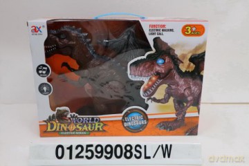 Dinozaur na baterie w pudełku [FIGURKA]