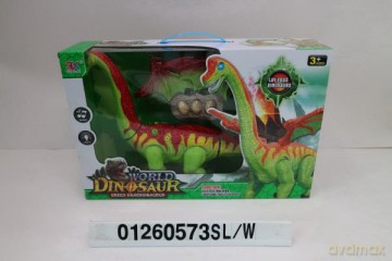 Dinozaur na baterie w pudełku [FIGURKA]