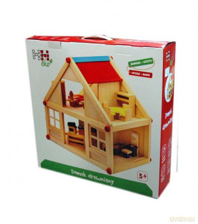 Domek dla lalek drewniany