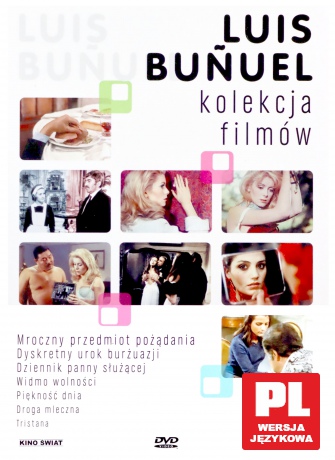 Luis Bunuel Kolekcja: Dyskretny urok burżuazji / Mroczny przedmiot pożądania / Dziennik panny służącej / Widmo wolności / Piękność dnia / Droga mleczna / Tristana [BOX] [7DVD]