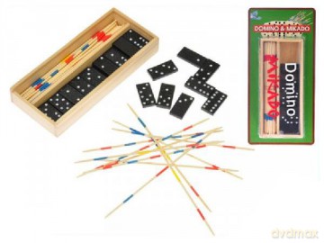 Domino drewniane