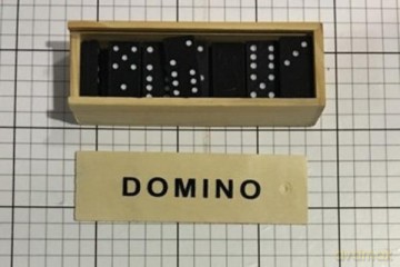 Domino drewniane