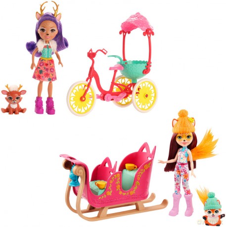 ENCHANTIMALS Lalka   pojazd FJH (wysyłka losowa)