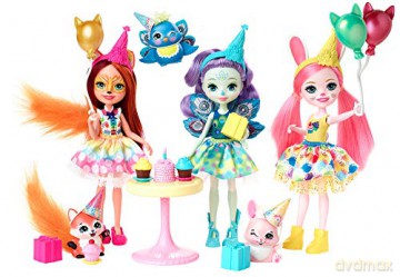 Enchantimals Zaczarowane urodziny Lalki