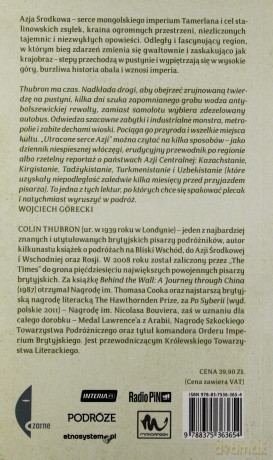 Utracone serce Azji  - Colin Thubron [KSIĄŻKA]