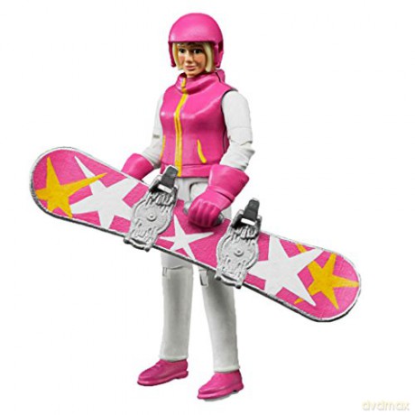 Figurka kobiety na snowboardzie [FIGURKA]